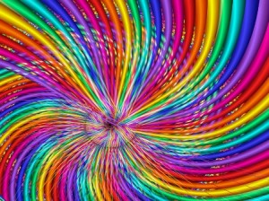Rainbow-swirl